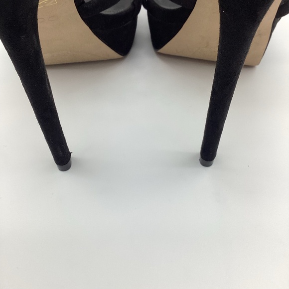 1926. Aldo Black Strappy Stiletto Heels NWOT Size 9 - Picture 5 of 8